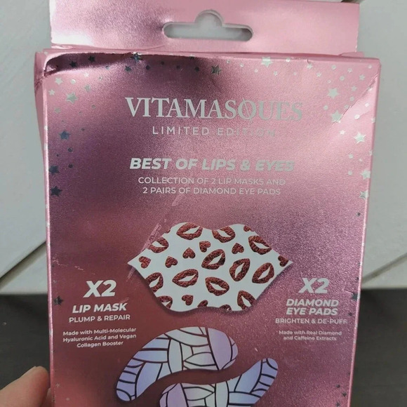 2 Pack of Vitamask Limited Edition Best Of Lips & Eyes Gift Set  14CT - Picture 2 of 4